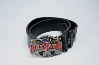 Vintage Harley Davidson Twin Eagles Brass Belt/ハーレー