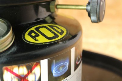 画像1: POD 3K  Heater Sweden / ポッドストーブ 限定生産ブラック 耐震装置付き