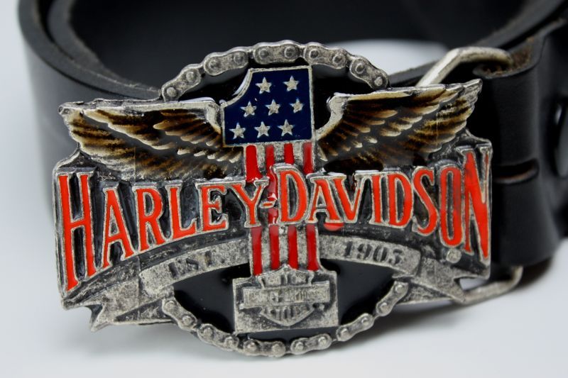 バックルハーレーダビットソン　バックル　ベルト　Harley-Davidson USA