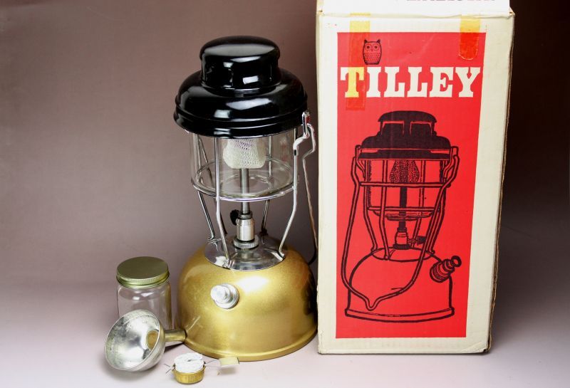美品❗ヴィンテージランタン TILLEY テリー 71年 ネイビー&ゴールド